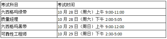 CAQ注冊考試時間 CAQ注冊考試時間
