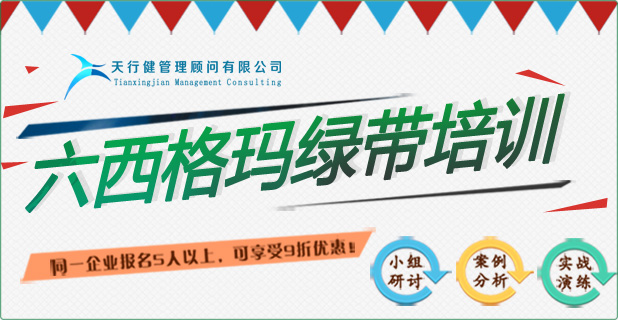 六西格瑪綠帶培訓實戰研修班